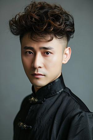 妆造发型人物写真摄影图