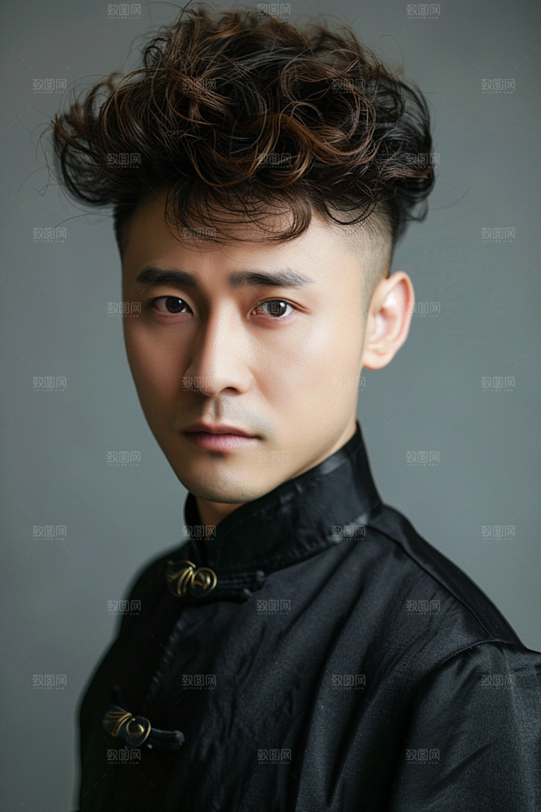 妆造发型人物写真摄影图