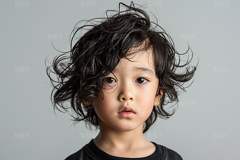 妆造发型唯美美妆造型摄影图