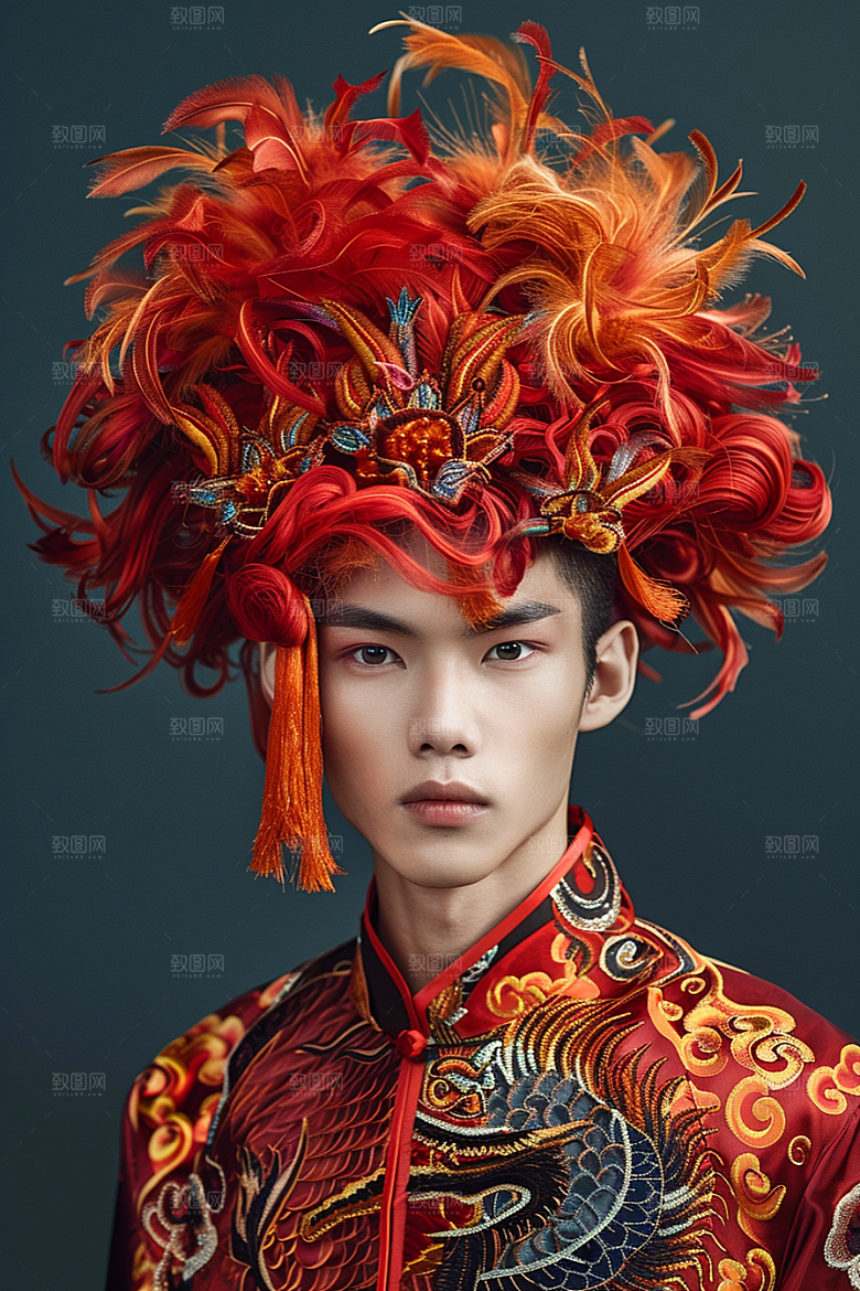 妆造发型彩妆肖像摄影图