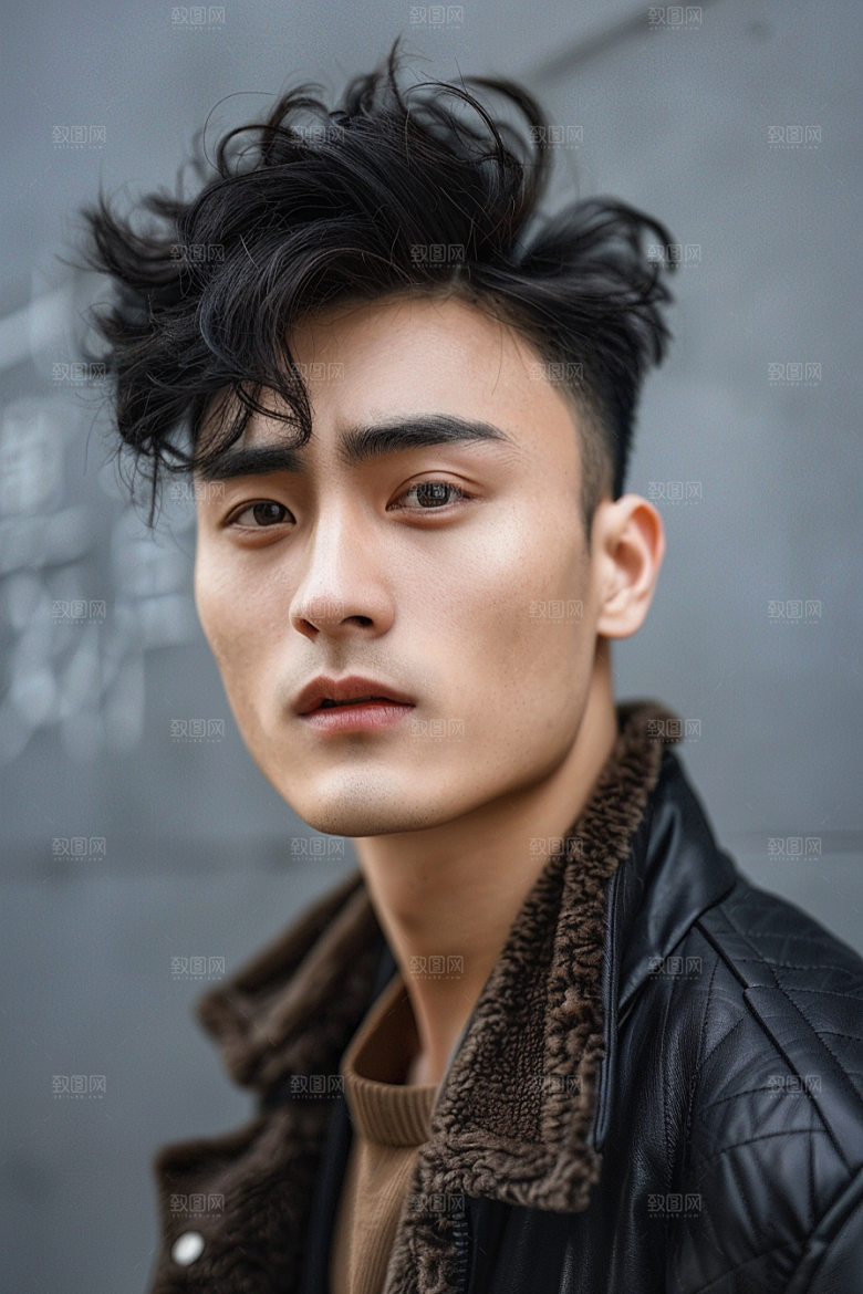 妆造发型唯美写真摄影图
