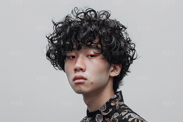 妆造发型美妆造型肖像摄影图