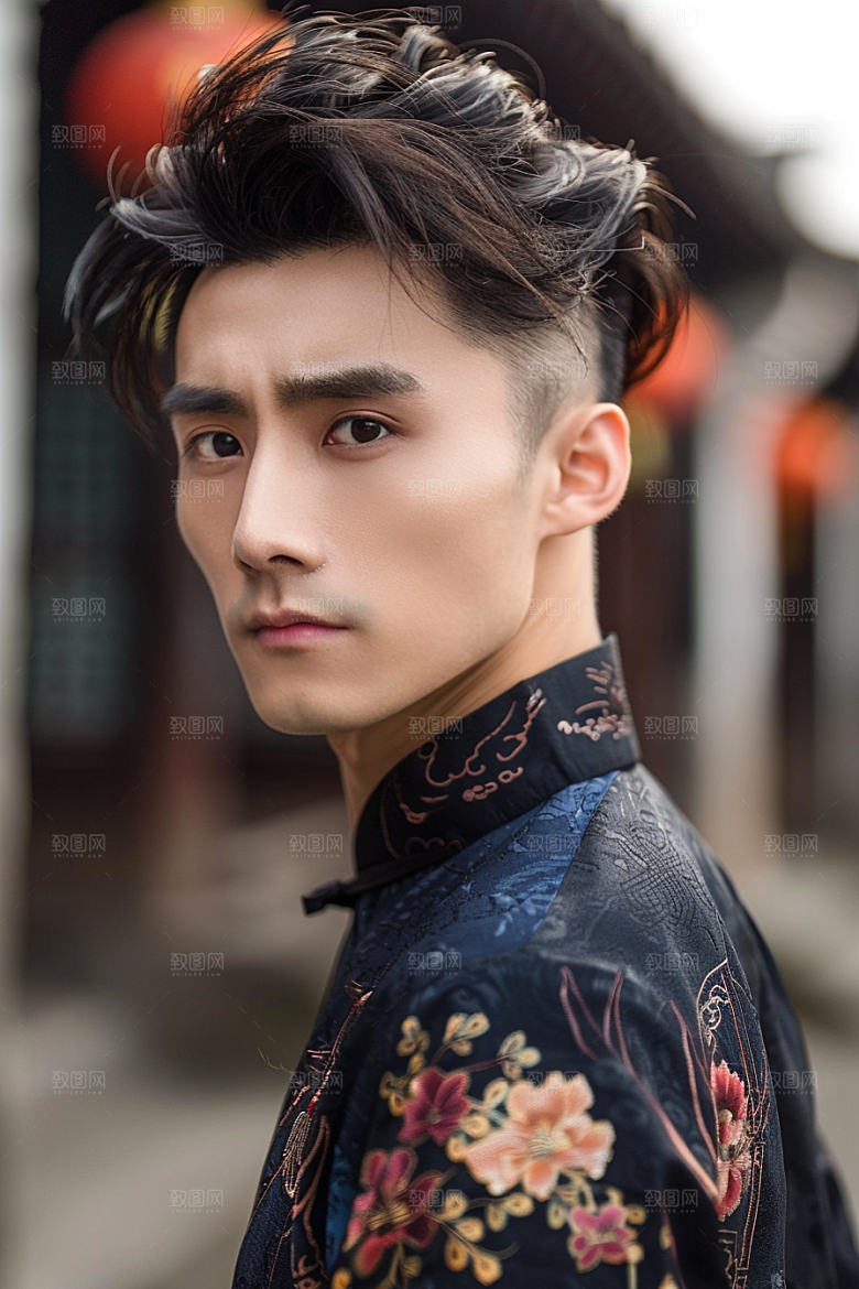妆造发型艺术人物摄影图