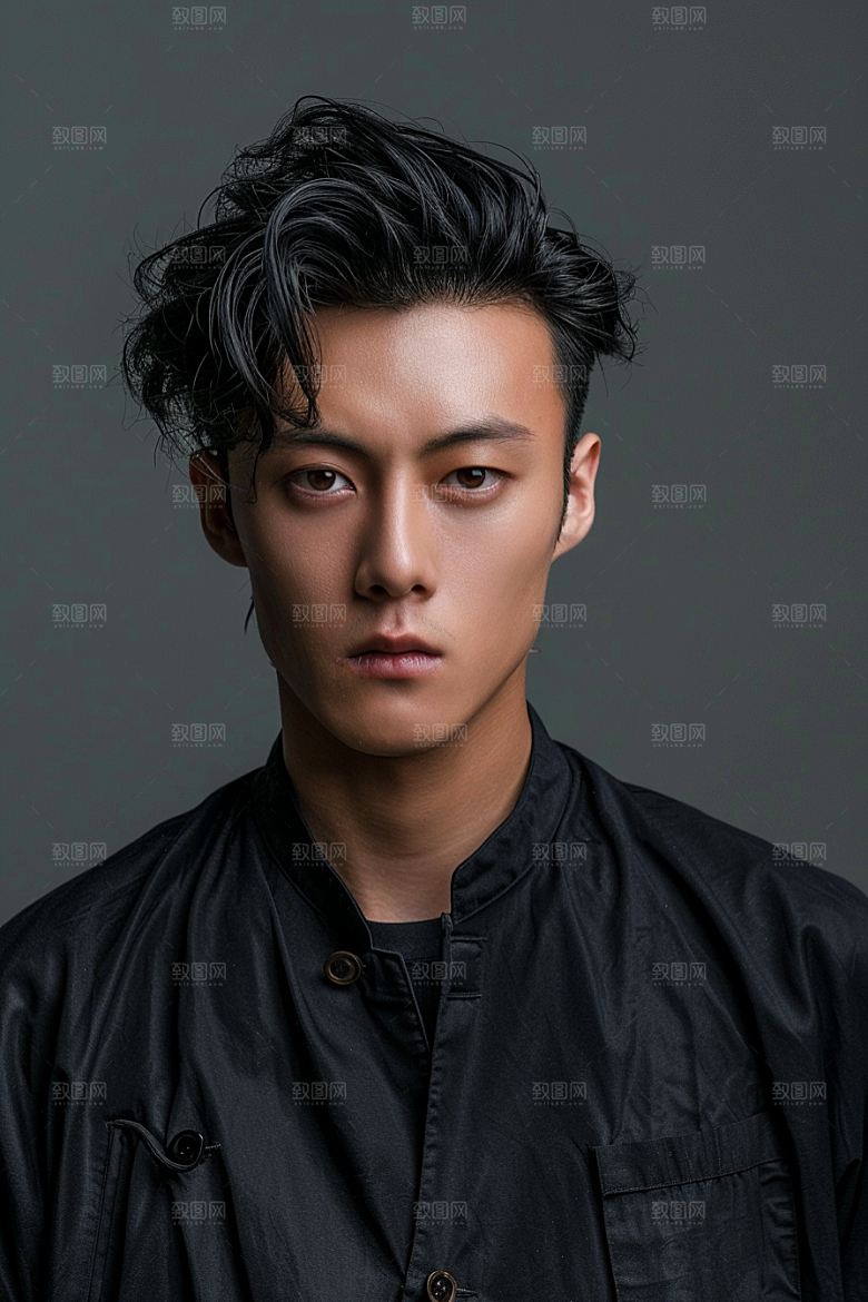 妆造发型人物写真摄影图