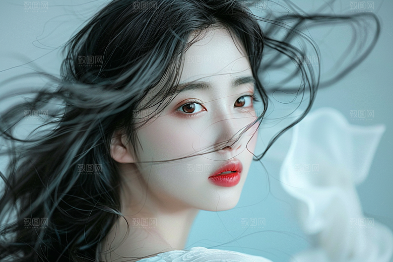 妆造发型彩妆肖像摄影图