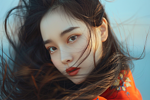 妆造发型艺术发型美妆造型摄影图