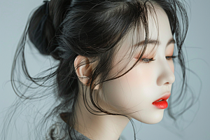 妆造发型写真美妆造型摄影图