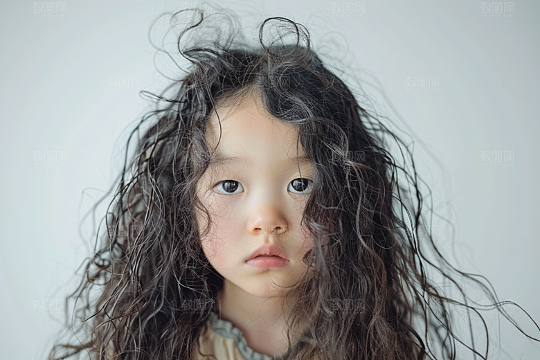 妆造发型艺术人物摄影图