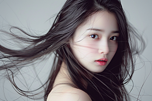妆造发型艺术美妆造型摄影图