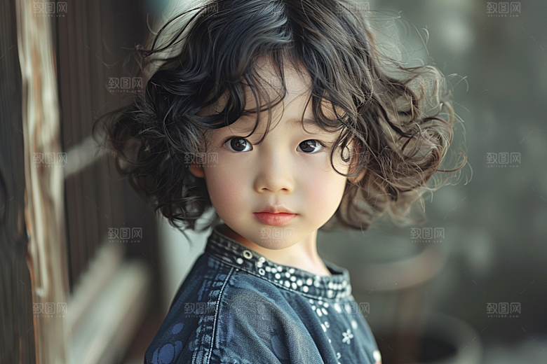 妆造发型艺术发型唯美摄影图