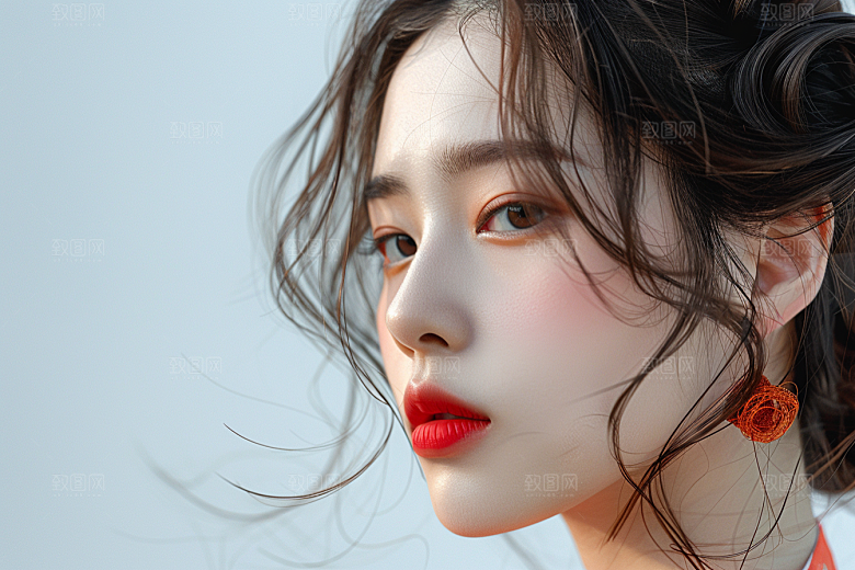 妆造发型艺术彩妆摄影图