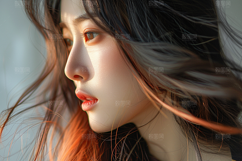 妆造发型艺术彩妆摄影图