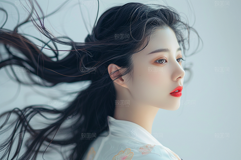 妆造发型高清美妆造型摄影图