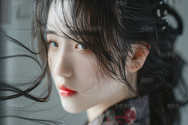 妆造发型高清艺术摄影图