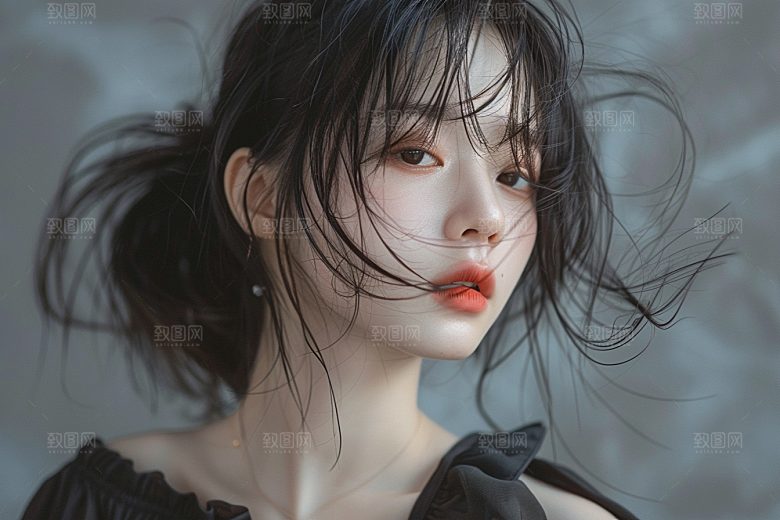 妆造发型艺术彩妆摄影图