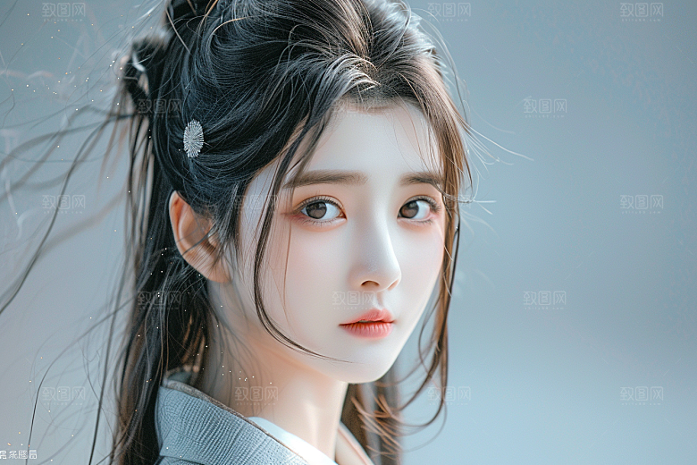 妆造发型美妆艺术摄影图