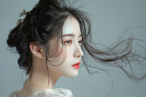 妆造发型美妆艺术摄影图