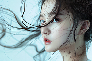 妆造发型美妆造型人物摄影图