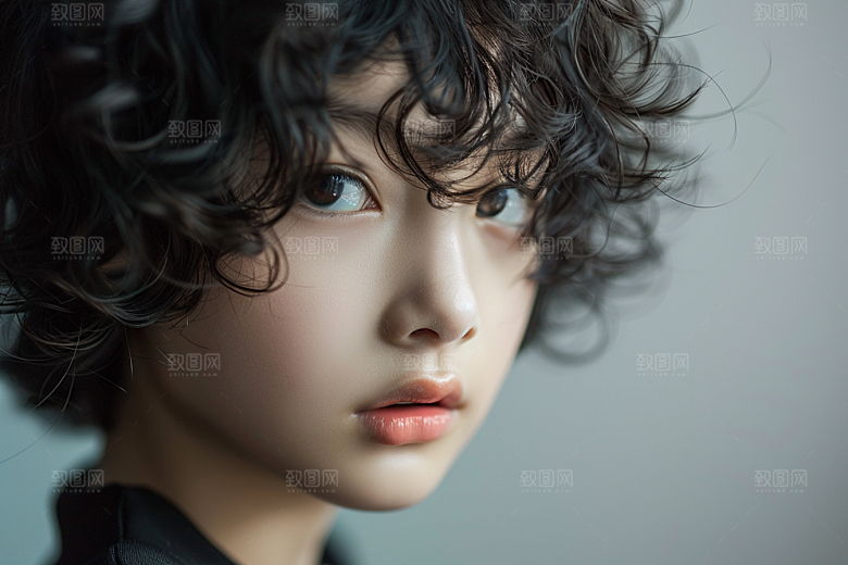 妆造发型彩妆人物摄影图