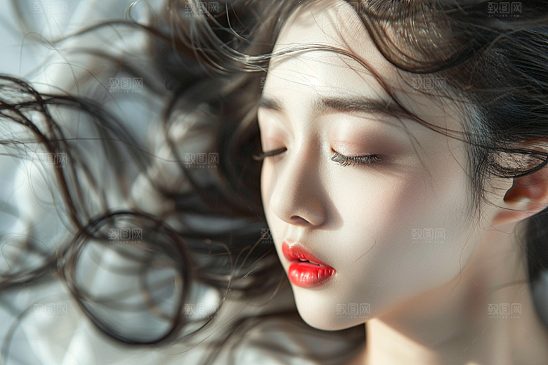 妆造发型艺术美妆造型摄影图