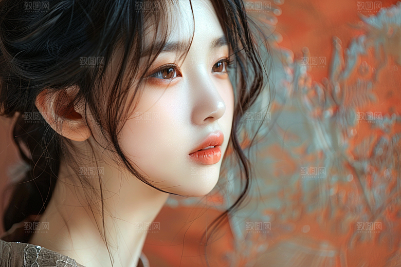 妆造发型美妆艺术摄影图