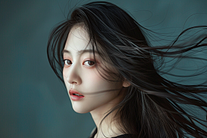 妆造发型艺术彩妆摄影图