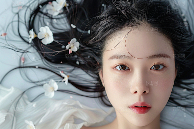 妆造发型肖像人物摄影图