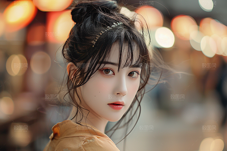 妆造发型彩妆肖像摄影图