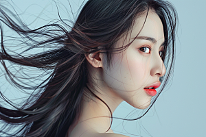 妆造发型彩妆高清摄影图