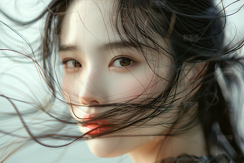 妆造发型彩妆唯美摄影图