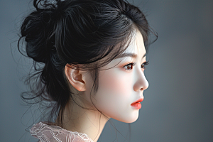 妆造发型肖像美妆摄影图