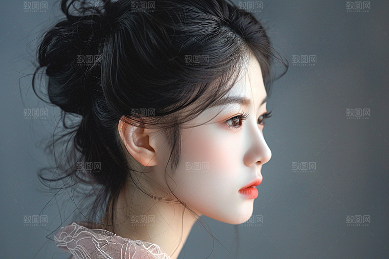 妆造发型肖像美妆摄影图
