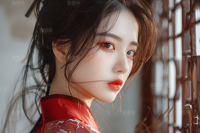 妆造发型肖像美妆摄影图