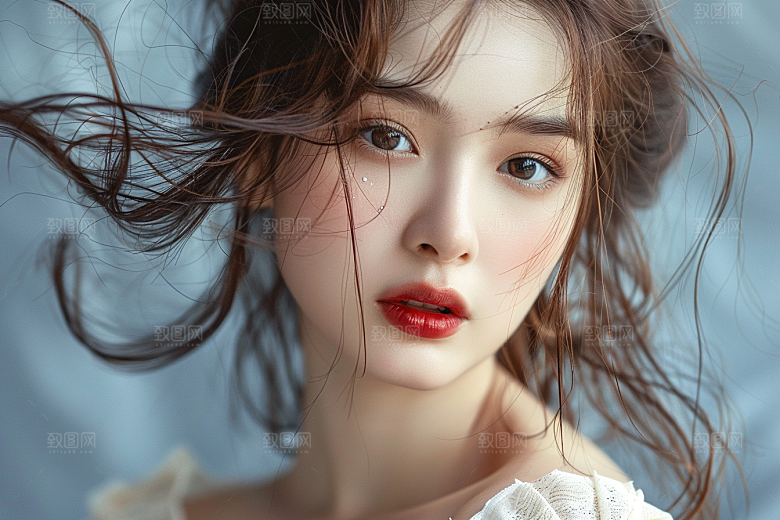 妆造发型写真美妆造型摄影图