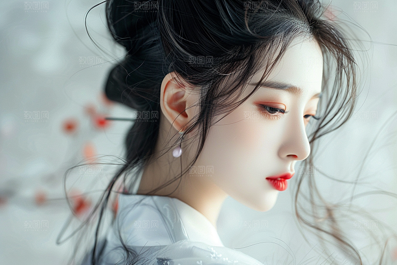 妆造发型艺术唯美摄影图