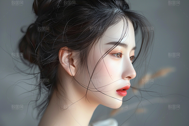 妆造发型高清肖像摄影图