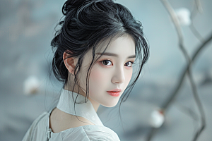 妆造发型美妆美妆造型摄影图
