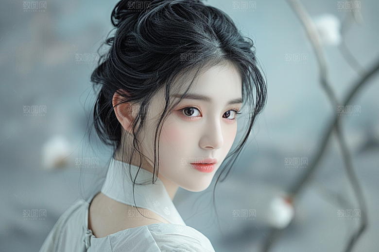 妆造发型美妆美妆造型摄影图