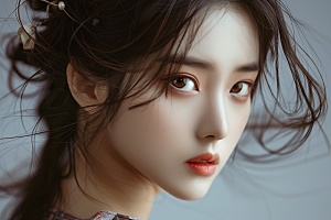 妆造发型唯美艺术摄影图