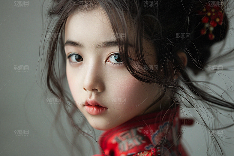 妆造发型彩妆肖像摄影图
