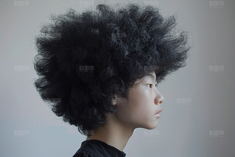 妆造发型高清美妆造型摄影图