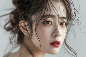 妆造发型肖像唯美摄影图