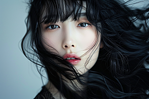 妆造发型写真美妆造型摄影图
