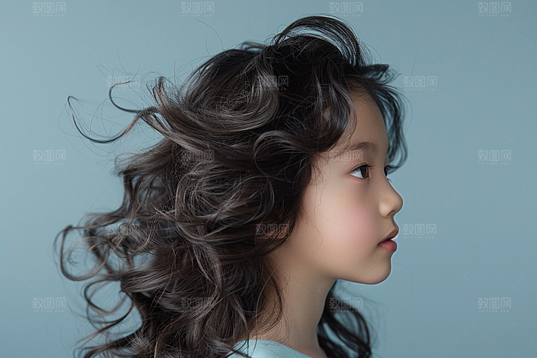 妆造发型美妆肖像摄影图
