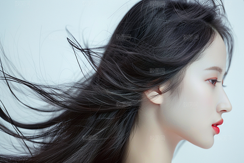 妆造发型写真美妆造型摄影图