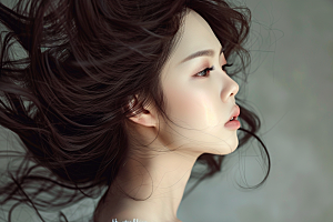 妆造发型艺术唯美摄影图