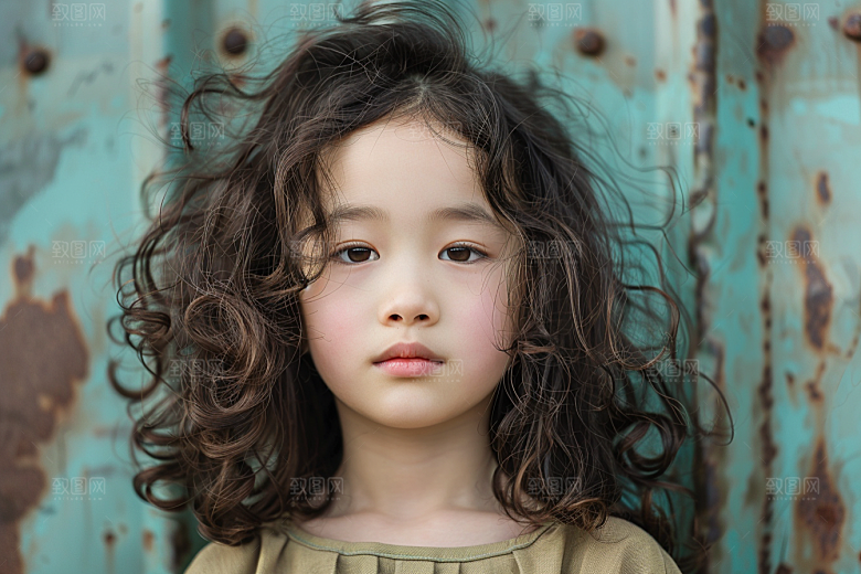 妆造发型人物写真摄影图