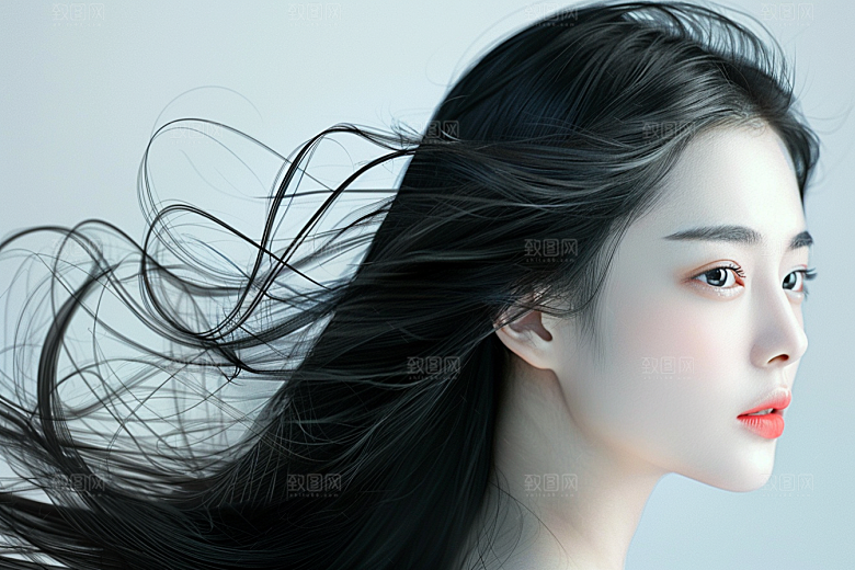 妆造发型艺术彩妆摄影图