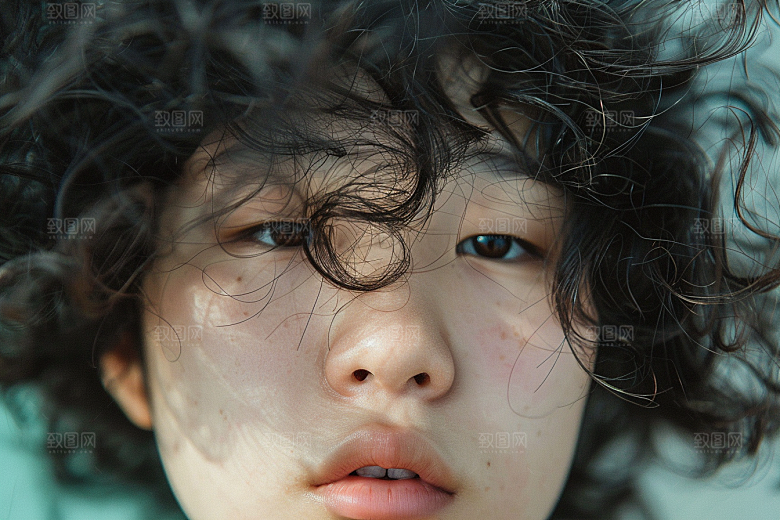 妆造发型肖像美妆造型摄影图