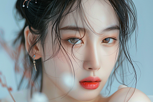 妆造发型艺术发型艺术摄影图